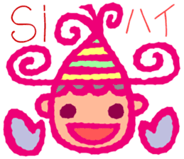 Try to use the Italian and Japanese sticker #13076752