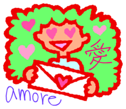 Try to use the Italian and Japanese sticker #13076763