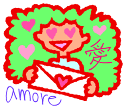 Try to use the Italian and Japanese sticker #13076763