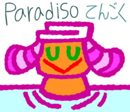 Try to use the Italian and Japanese sticker #13076777