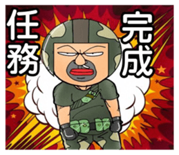 Uncle helmet I used to be a soldier when sticker #13076819