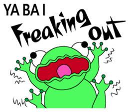 English speaking Froggie 4 sticker #13076823