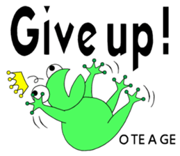 English speaking Froggie 4 sticker #13076824