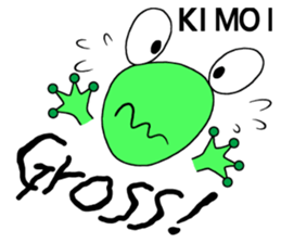 English speaking Froggie 4 sticker #13076825