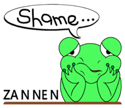 English speaking Froggie 4 sticker #13076826