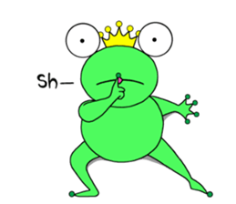 English speaking Froggie 4 sticker #13076829
