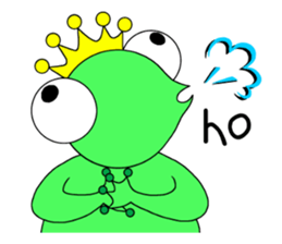 English speaking Froggie 4 sticker #13076831