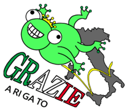 English speaking Froggie 4 sticker #13076843