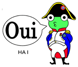 English speaking Froggie 4 sticker #13076845