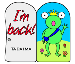 English speaking Froggie 4 sticker #13076847