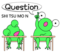 English speaking Froggie 4 sticker #13076850