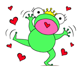 English speaking Froggie 4 sticker #13076854