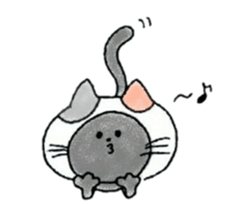 Cat who played the hypocrite sticker #13077514