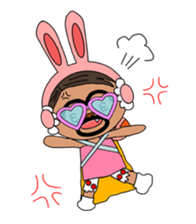 Rabbit ear Uncle sticker #13077724