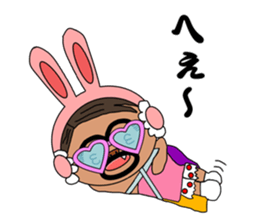 Rabbit ear Uncle sticker #13077730