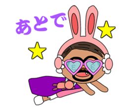 Rabbit ear Uncle sticker #13077732