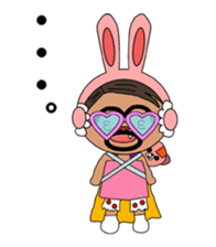 Rabbit ear Uncle sticker #13077737