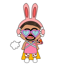 Rabbit ear Uncle sticker #13077742