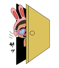 Rabbit ear Uncle sticker #13077747