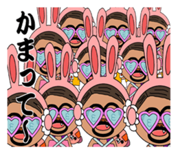 Rabbit ear Uncle sticker #13077756