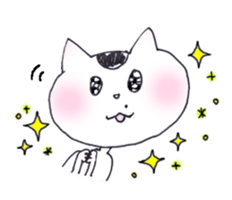 Cat with the mole sticker #13077800