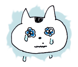 Cat with the mole sticker #13077806