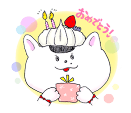 Cat with the mole sticker #13077814