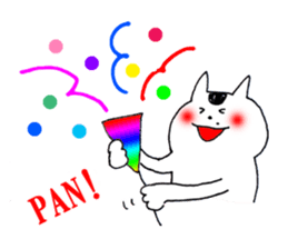 Cat with the mole sticker #13077815