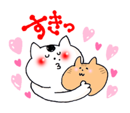 Cat with the mole sticker #13077816