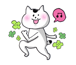 Cat with the mole sticker #13077817