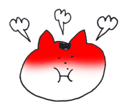 Cat with the mole sticker #13077822