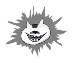 Cat with the mole sticker #13077823