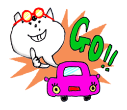 Cat with the mole sticker #13077828