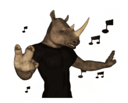 Rhino Man Live II sticker #13077896