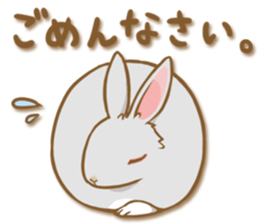 My rabbit Chiyoko sticker #13077978