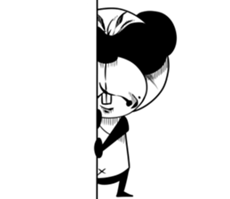 Protruding teeth panda Sticker4 sticker #13078464