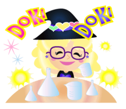 Charming magician sticker #13078856