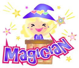 Charming magician sticker #13078884