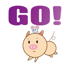Pigs sometimes mice sticker #13079424