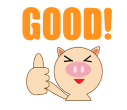 Pigs sometimes mice sticker #13079425