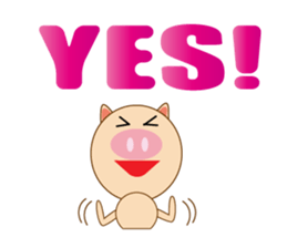 Pigs sometimes mice sticker #13079426