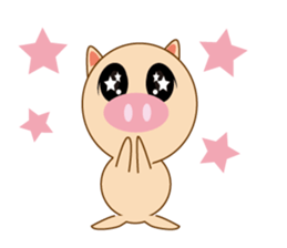 Pigs sometimes mice sticker #13079430