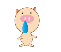 Pigs sometimes mice sticker #13079436