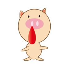 Pigs sometimes mice sticker #13079437