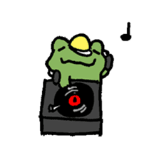 Frog to move sticker #13079478