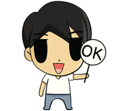 Cute Boy ! sticker #13079590