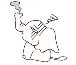 white elephant PAO sticker #13079981