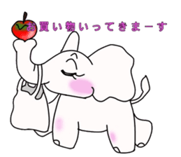 white elephant PAO sticker #13079997