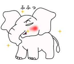 white elephant PAO sticker #13080005