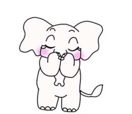 white elephant PAO sticker #13080012